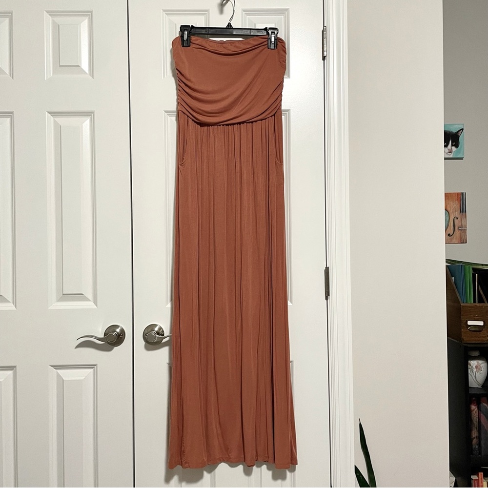Strapless Maxi Dress with POCKETS!!!